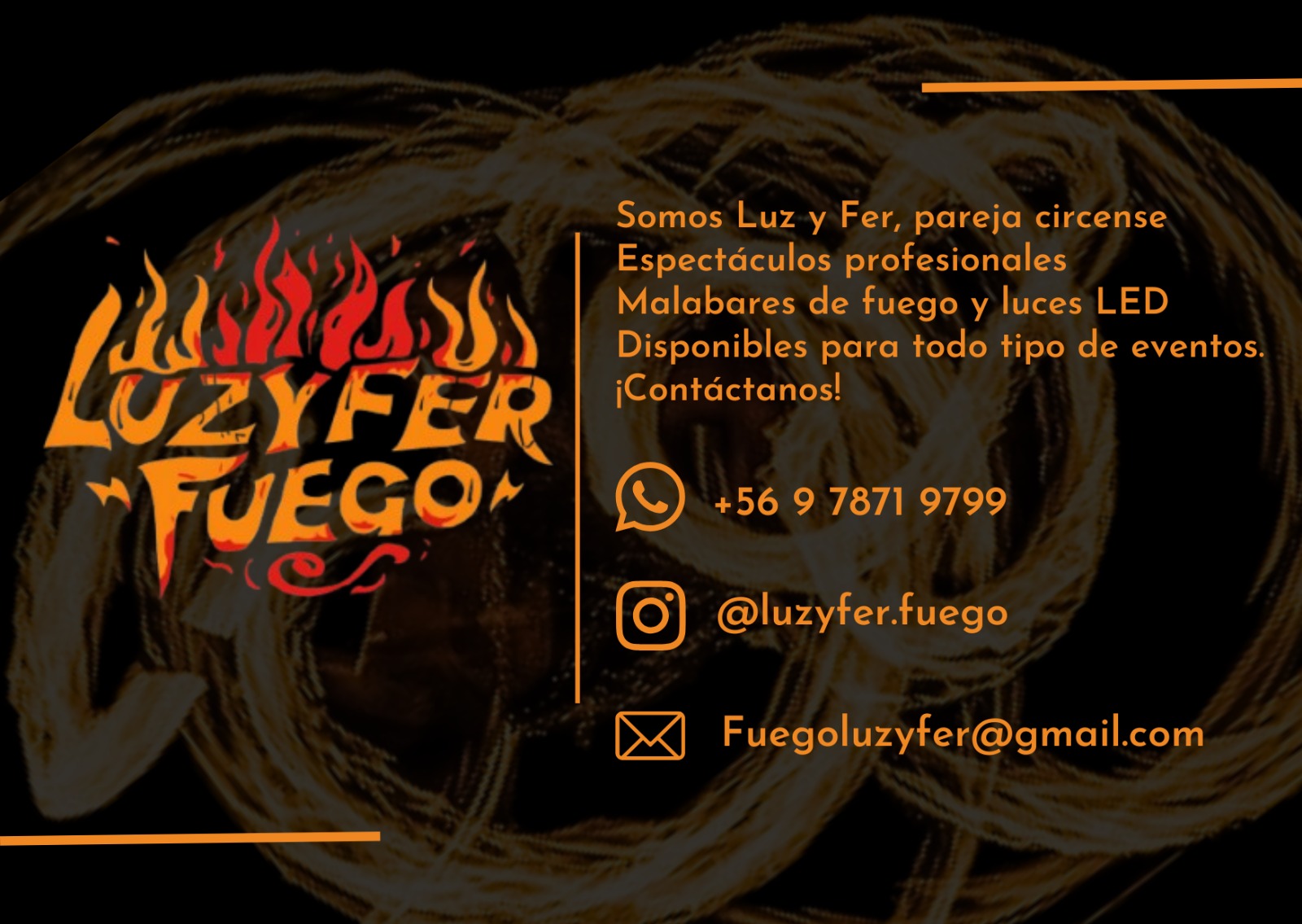 Luzyfer Tarjeta Dorso